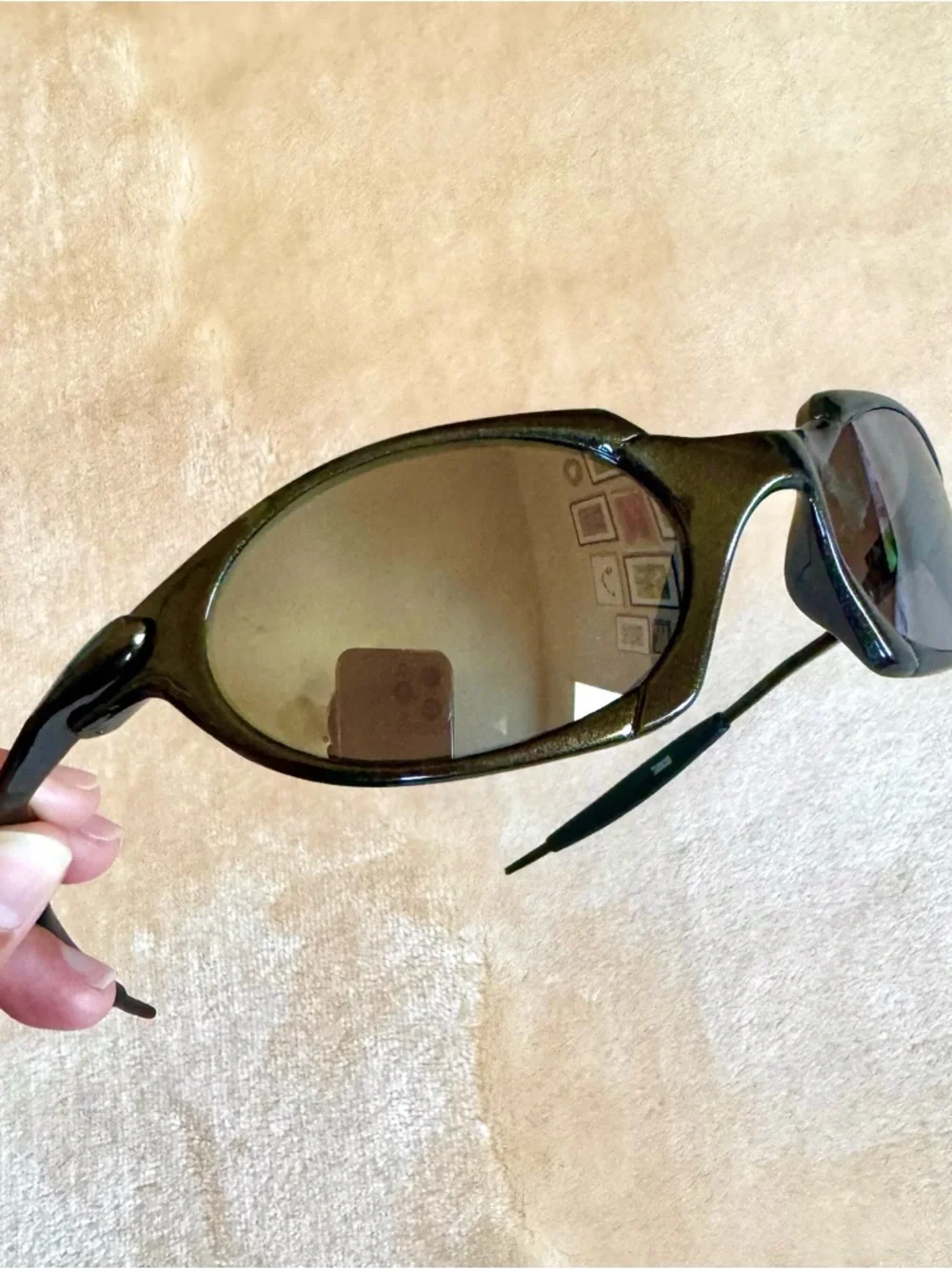 Vintage Y2K Black Cyberpunk Sunglasses
